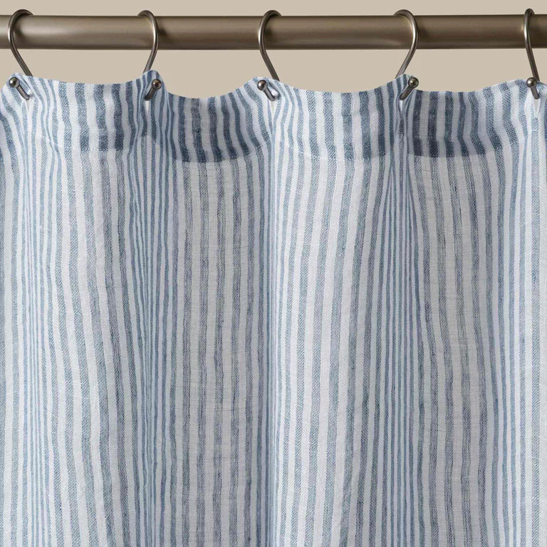VORLOOM Linen Shower Curtain