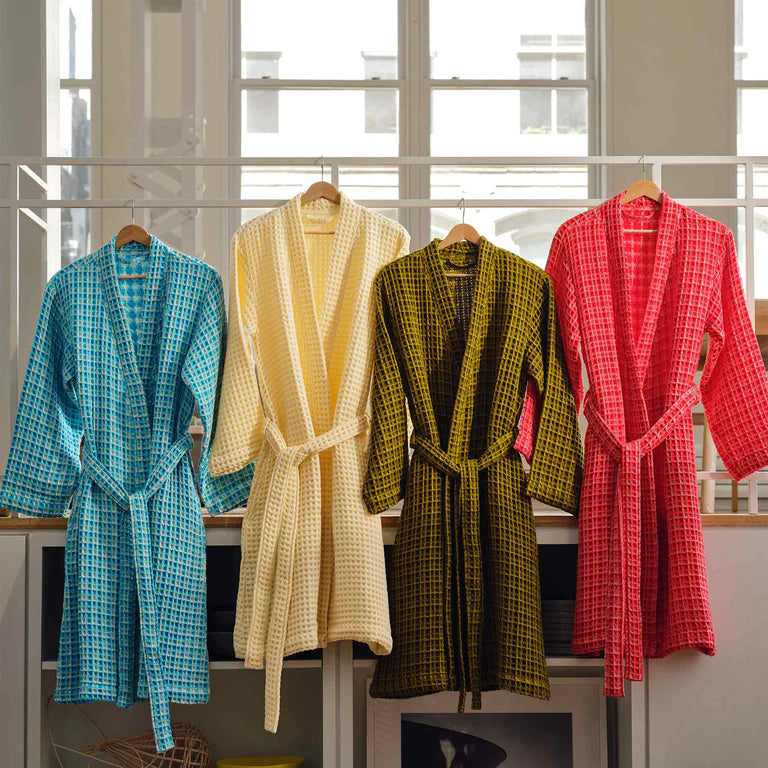 VORLOOM Dreamweave Waffle Robe Beige