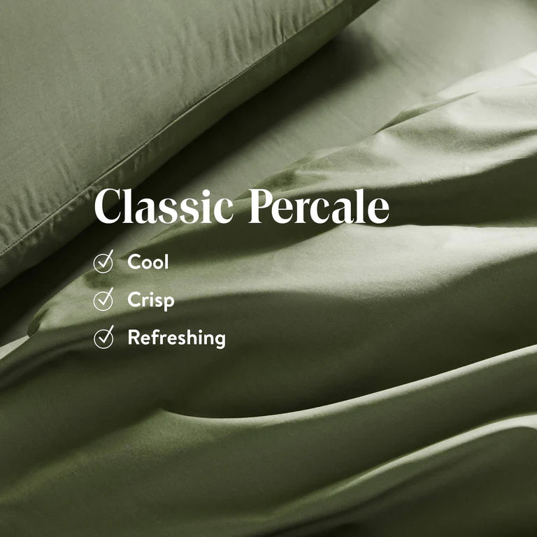 VORLOOM Classic Percale Core Sheet Set